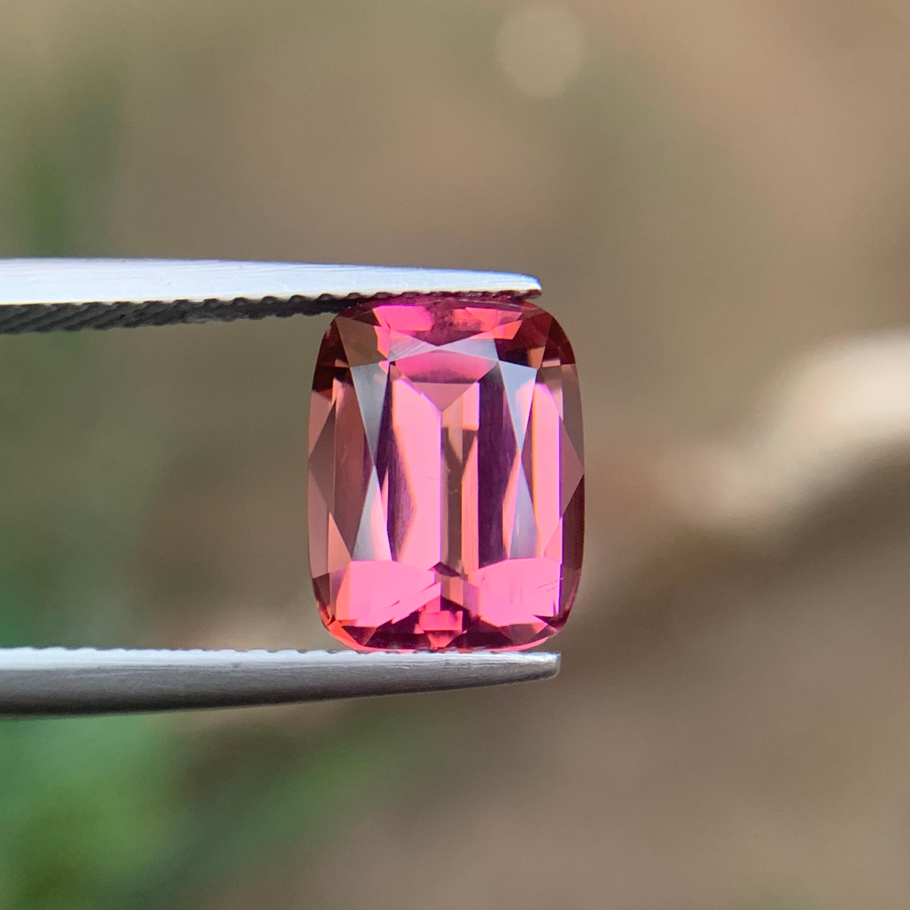 Anillo de Turmalina Natural Rosa Gema Suelta 4.12 Ct Corte Cojín para Joyería Corte cojín en venta