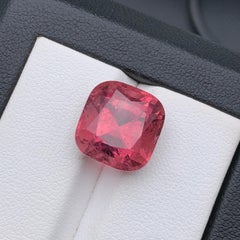 Pink Natural Tourmaline Ring, Necklace Pendant Loose Gemstone 10 Ct Cushion Cut