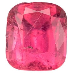 Pink Natural Tourmaline Ring, Necklace Pendant Loose Gemstone 7.35Ct Cushion Cut