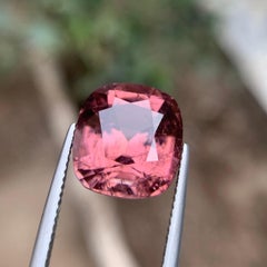 Pink Natural Tourmaline Ring, Pendant Loose Gemstone 10.25 Ct Cushion Cut-Jewel