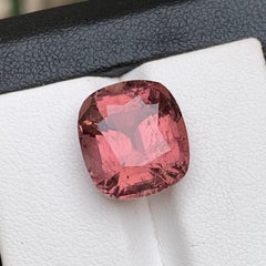 Pink Natural Tourmaline Ring, Pendant Loose Gemstone 10.25 Ct Cushion Cut-Jewel