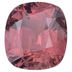 Rosa natürlicher Turmalin Ring, Anhänger loser Edelstein 10.25 Ct Cushion Cut-Juwel