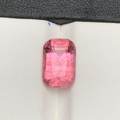 Pink Natural Tourmaline Ring, Pendant Loose Gemstone 4.20 Ct Cushion Cut-Jewelry