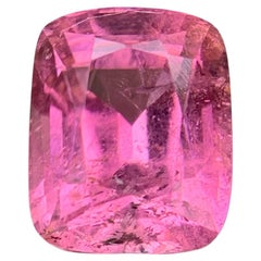 Pink Natural Tourmaline Ring, Pendant Loose Gemstone 4.65 Ct Cushion Cut-Jewelry