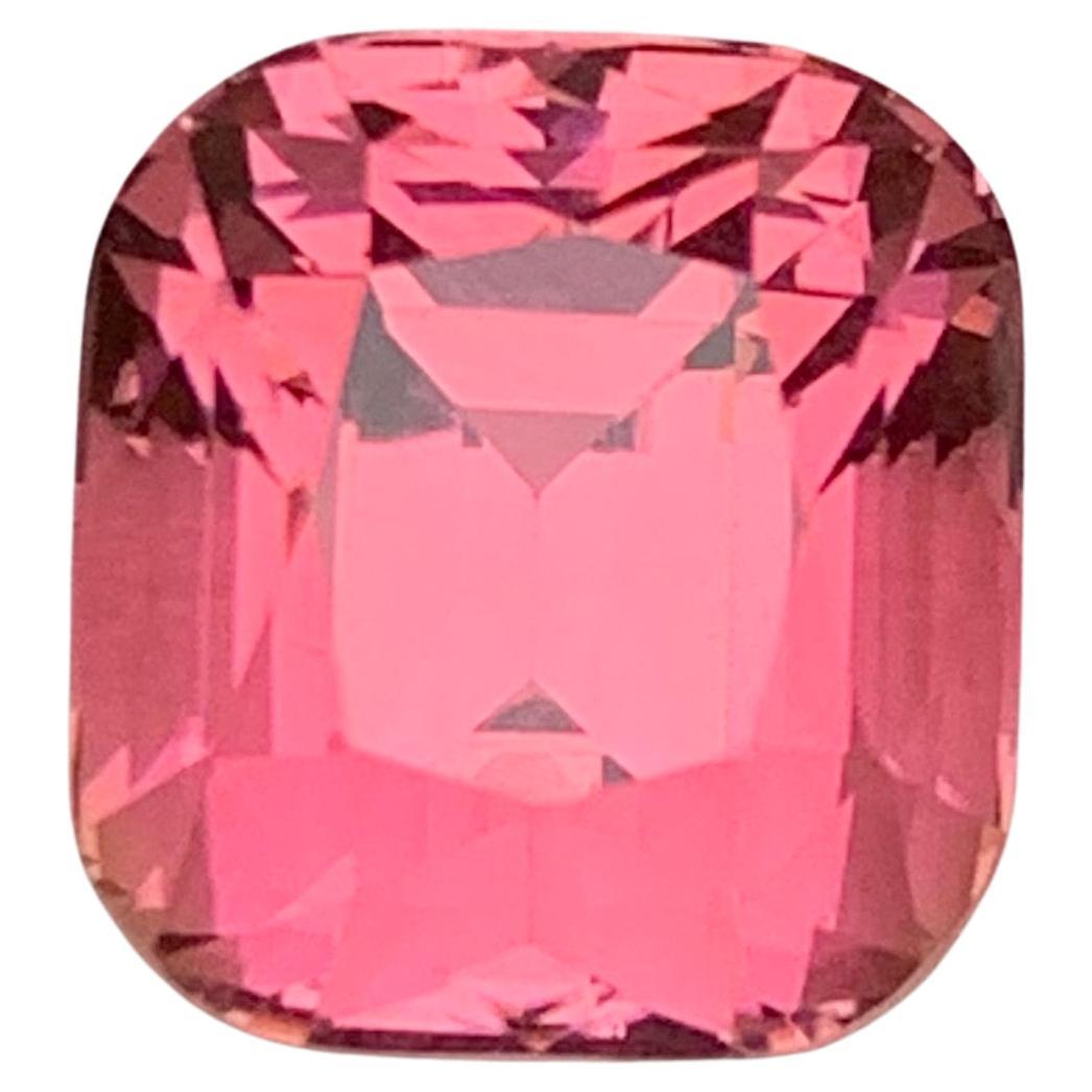 Pink Natural Tourmaline Ring, Pendant Loose Gemstone 5.45 Ct Cushion Cut-Jewelry