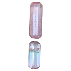 Pink Natural Tourmaline Ring, Pendant Loose Gemstones 5.15Ct Emerald Cut-Jewelry