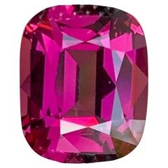 Pink Natural Umbalite / Malaya Garnet Ring Loose Gemstone 3.45 Ct Cushion Cut