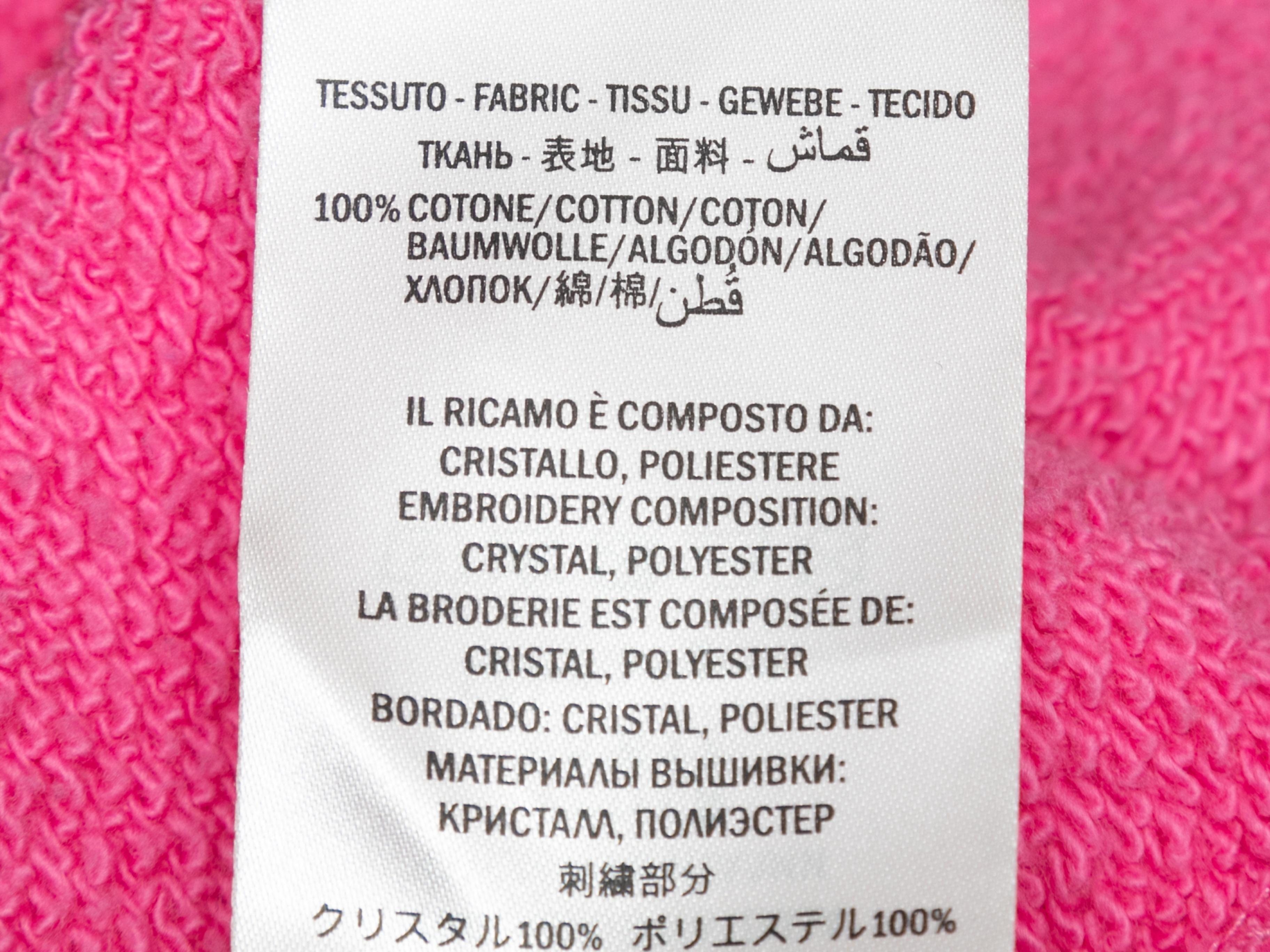 Gucci Maison De L'Amour Sweatshirt in Rosa & Marineblau Größe US XS im Angebot 1
