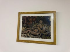 «Pink Nude», óleo de Barry De More (Yorkshire, 1948-2023):