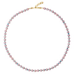 Mika Halskette mit rosa Opal - von Bombyx House