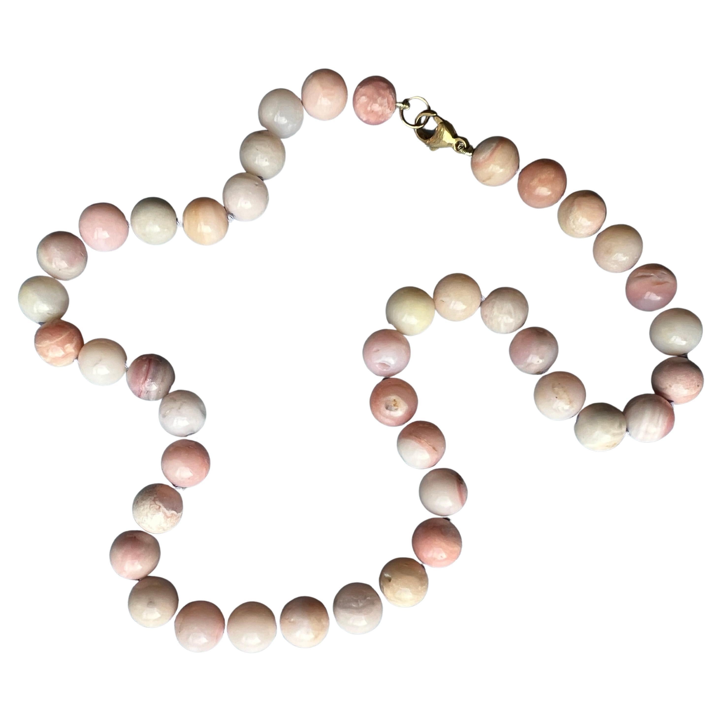 Collana di perle Opale rosa In condizioni Nuovo in vendita a Los Angeles, CA