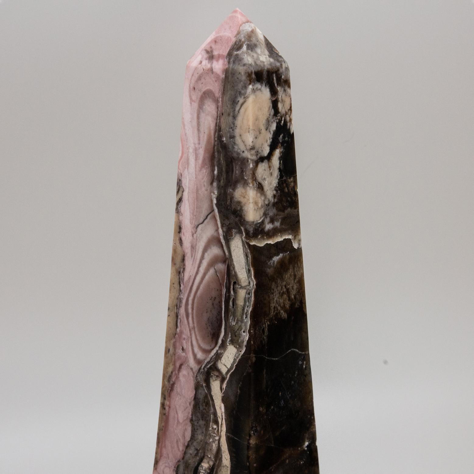 Stone Pink Opal Obelisk For Sale