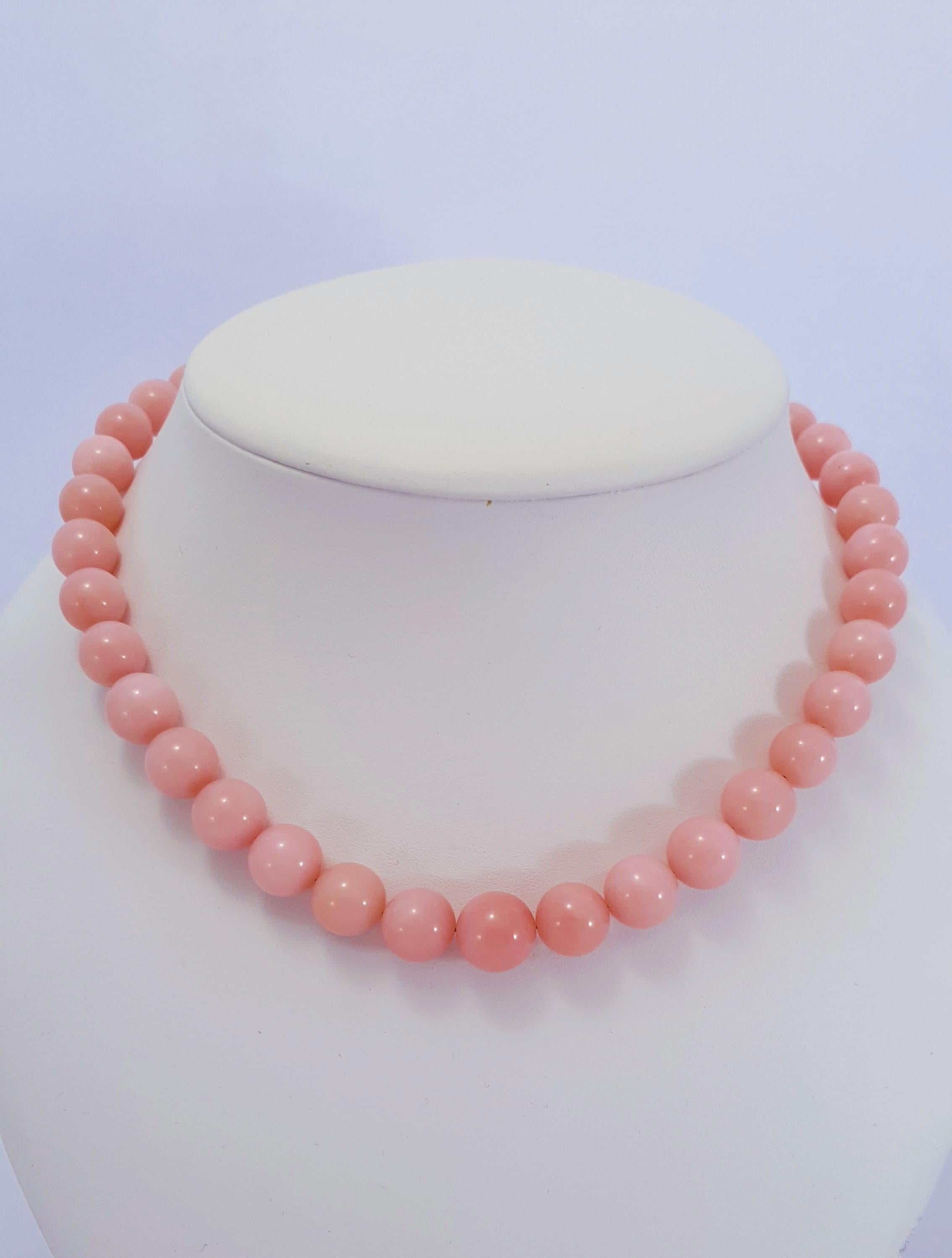 pink opal bead