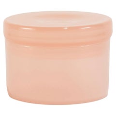 Vintage Pink Opaline Jar