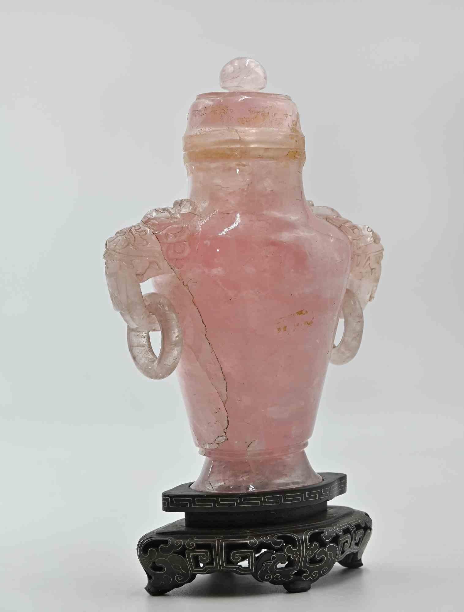 Chinese Pink Oriental Censer, China, Early 20th Century