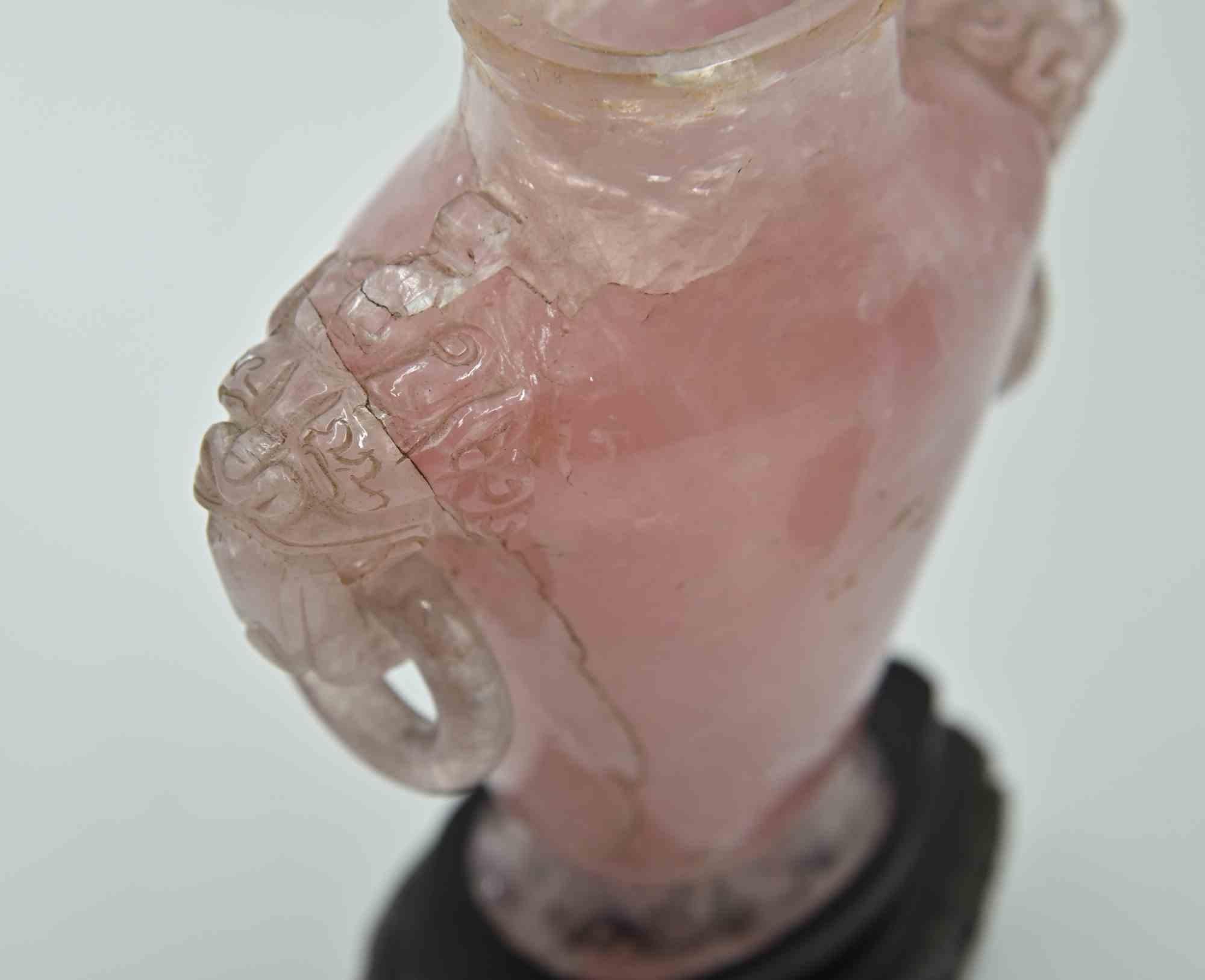 Pink Oriental Censer, China, Early 20th Century In Fair Condition In Roma, IT