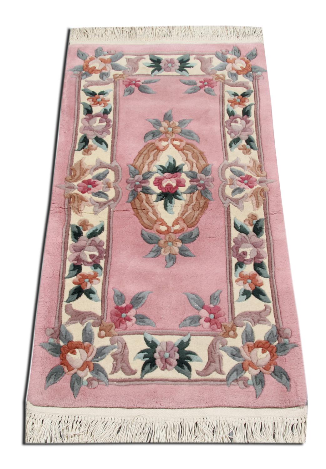 pink vintage carpet