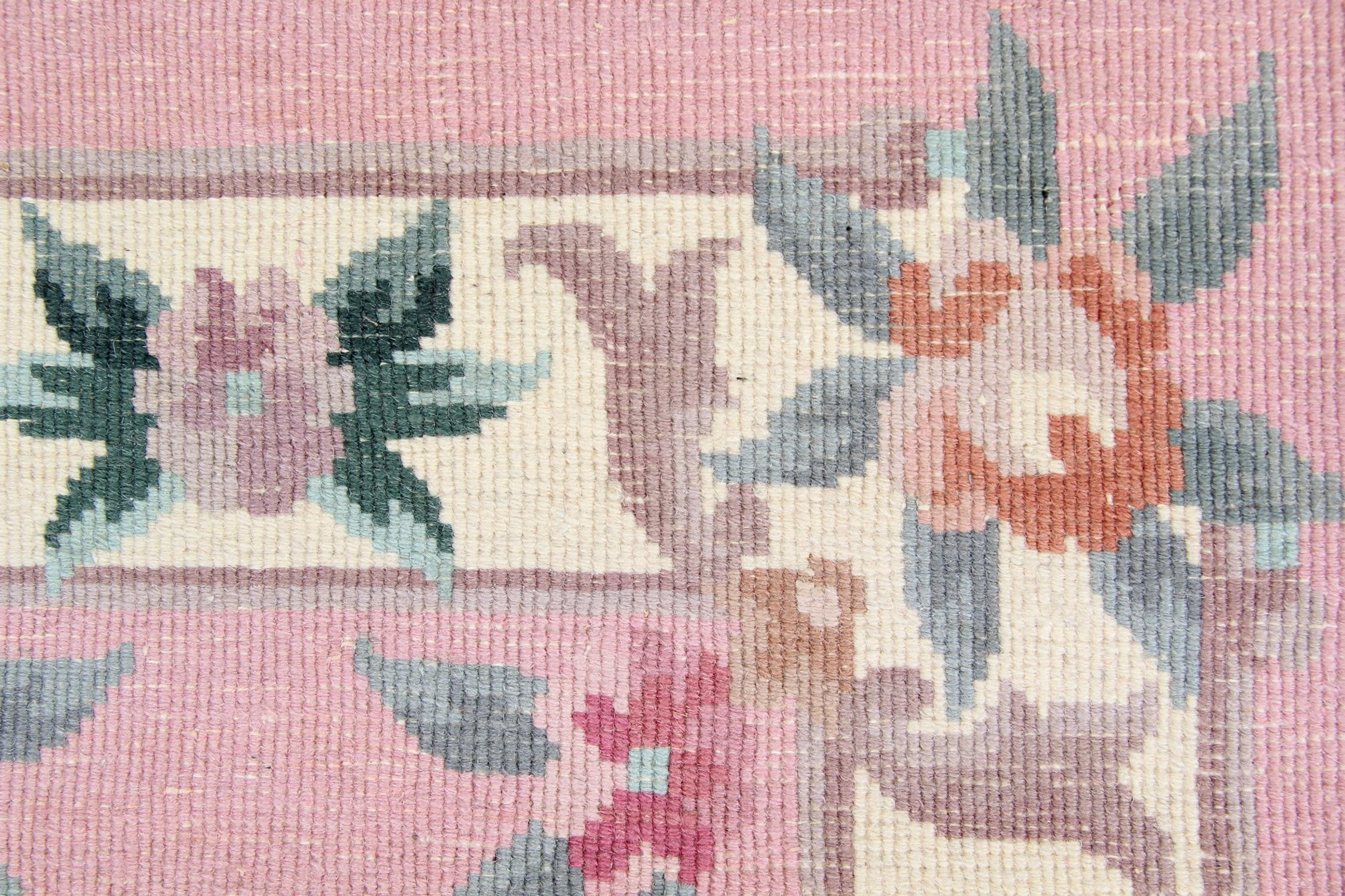 pink oriental carpet