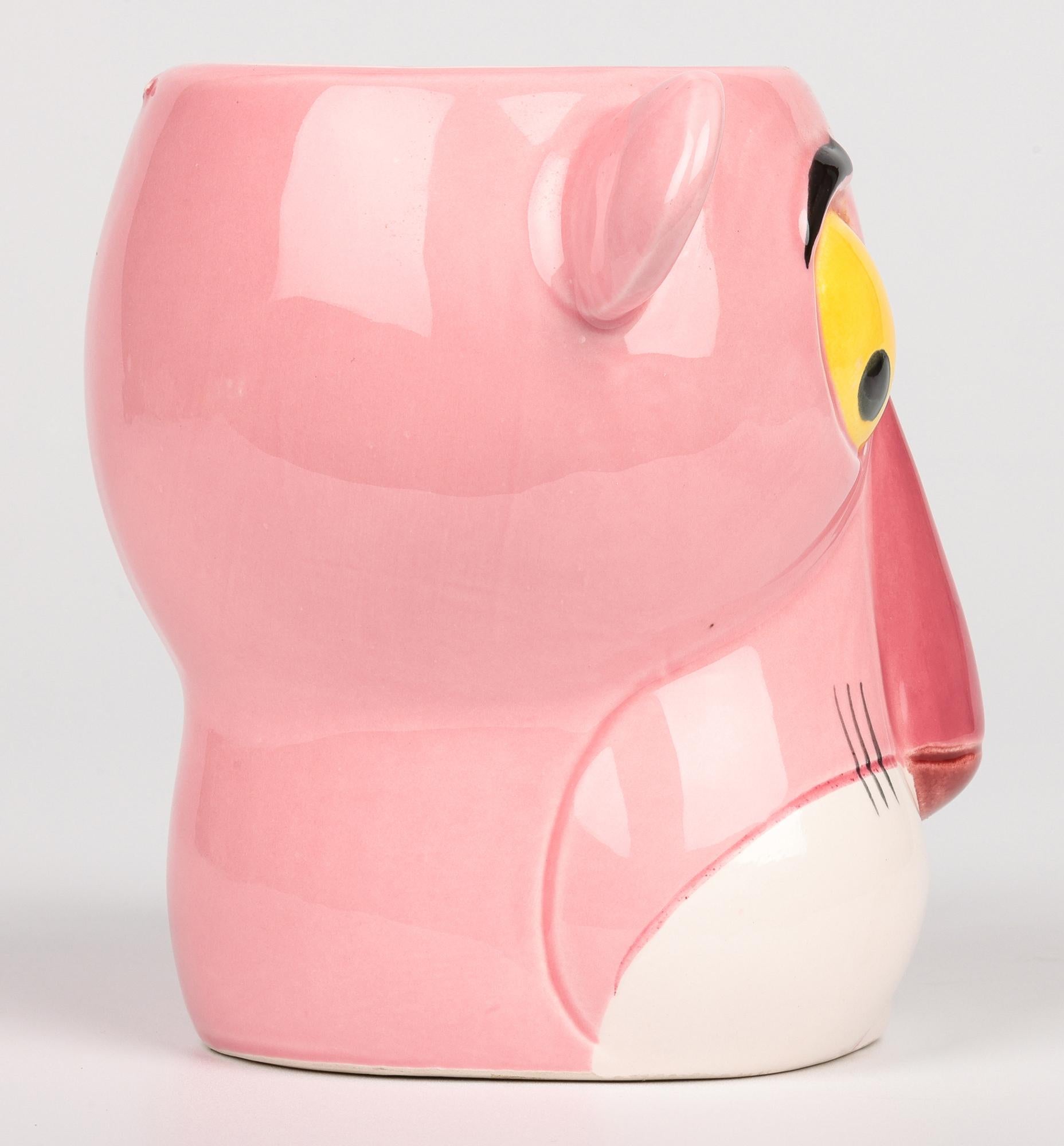 Pink Panther Collection Royal Orleans Pottery Pink Panther Character Mug For Sale 9