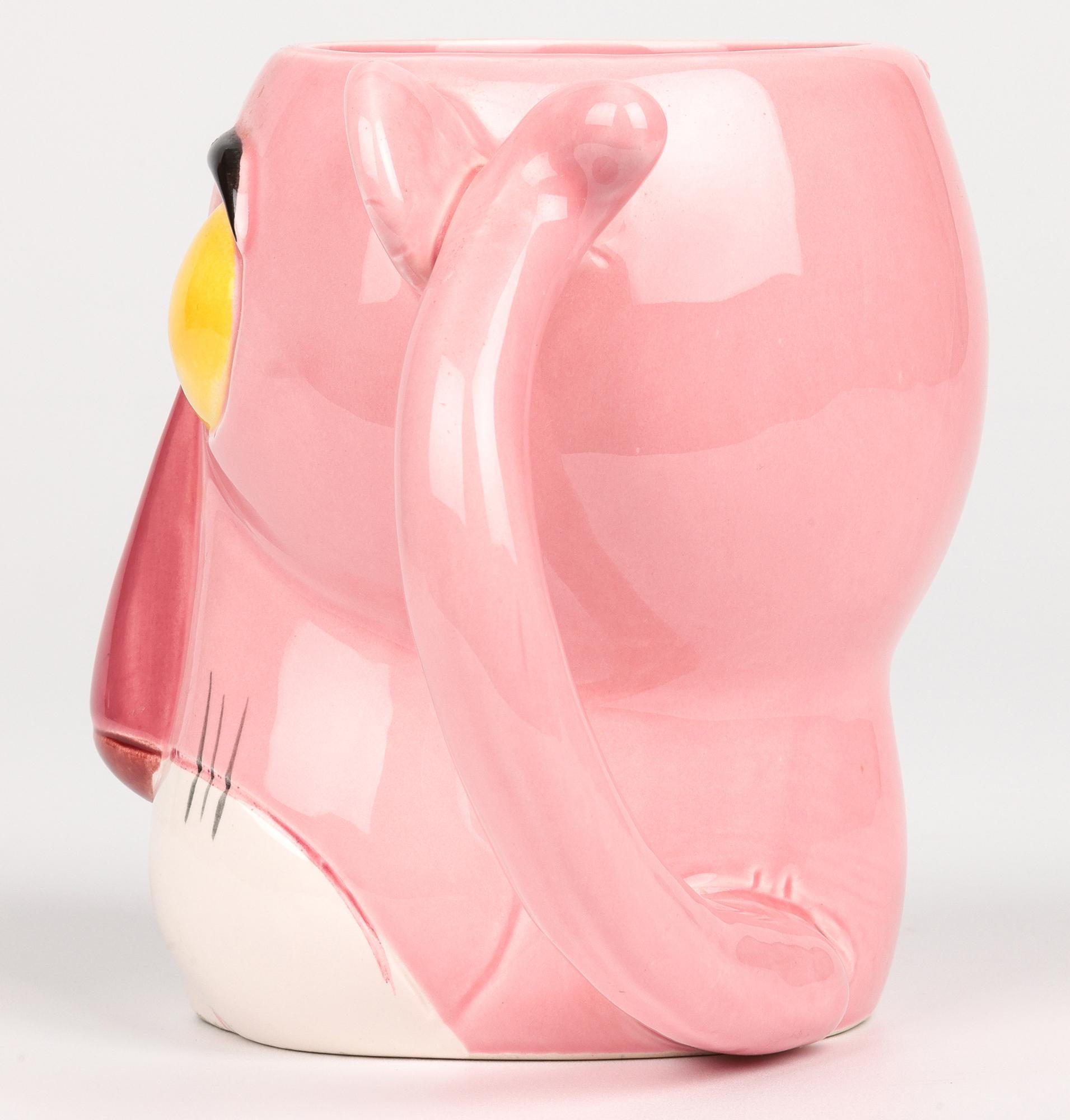 Pink Panther Collection Royal Orleans Pottery Pink Panther Character Mug For Sale 10