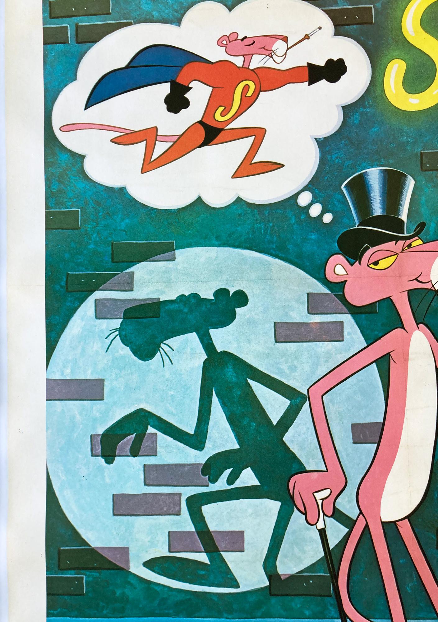 20th Century Pink Panther Show 1978 Italian 2 Foglio Film Movie Poster