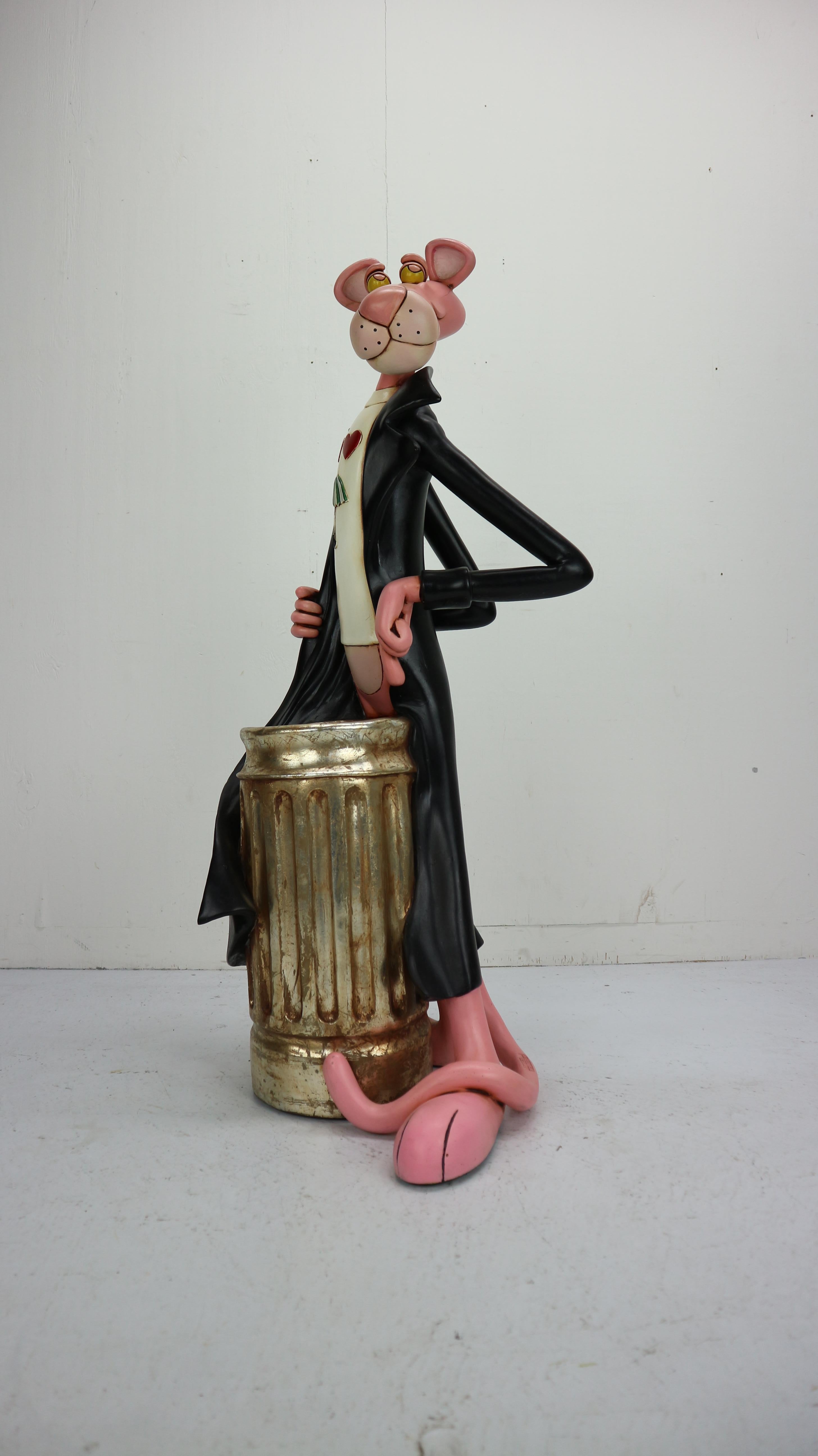 Modern Pink Panther Umbrella Holder Univers 2000 United Artist Corp