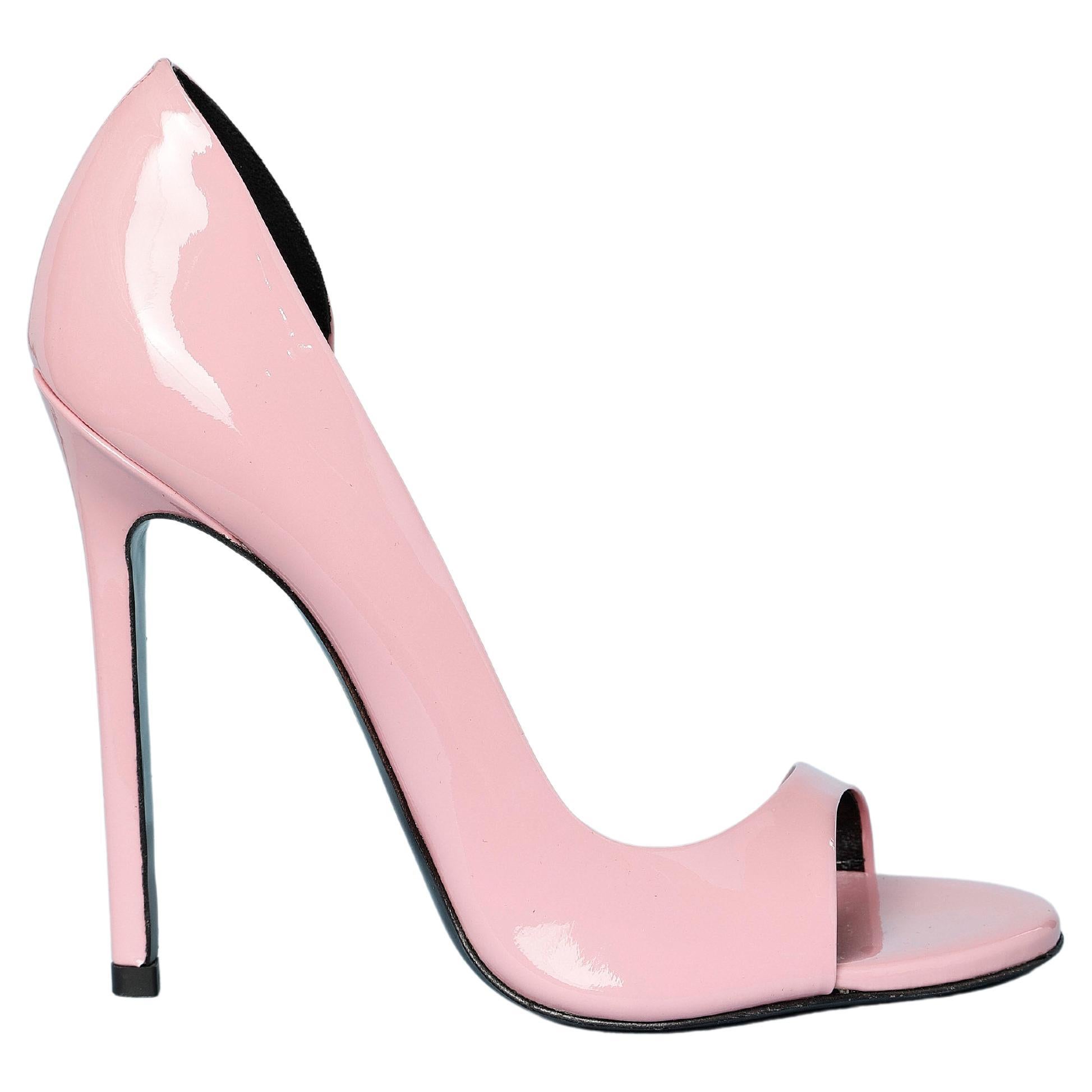 Pink patent leather stiletto Maison Ernest pour Chantal Thomass 
