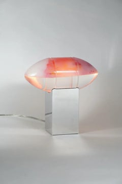 Pink Peach Helios Lamp by Zoran Strijbosch