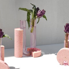 Pink-Pink Cochlea Della Consapevolezza Soils Edition Vase by Coki Barbieri