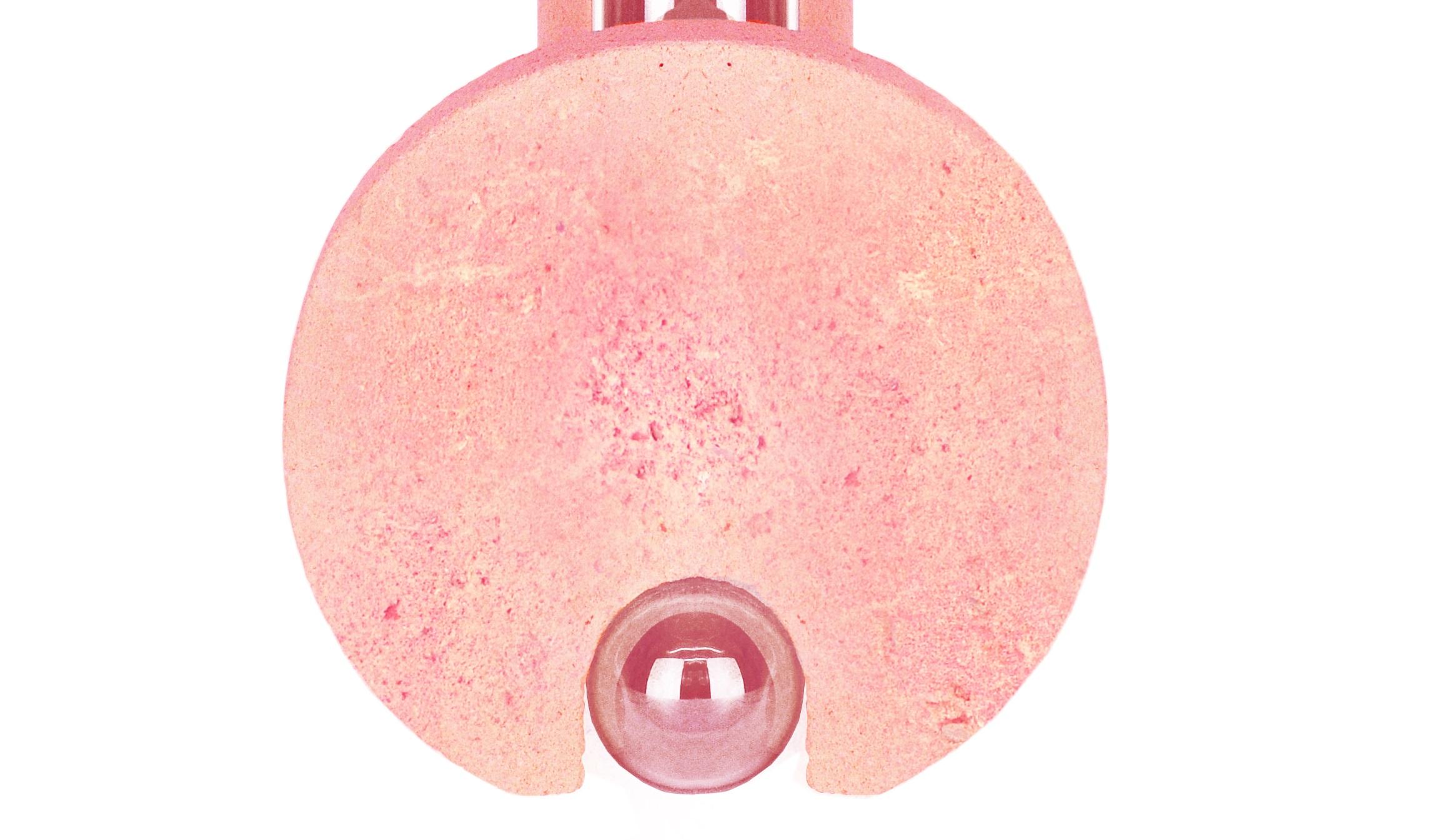 Hand-Crafted Pink-Pink Cochlea Della Metamorfosi 2 Soils Edition Vase by Coki Barbieri