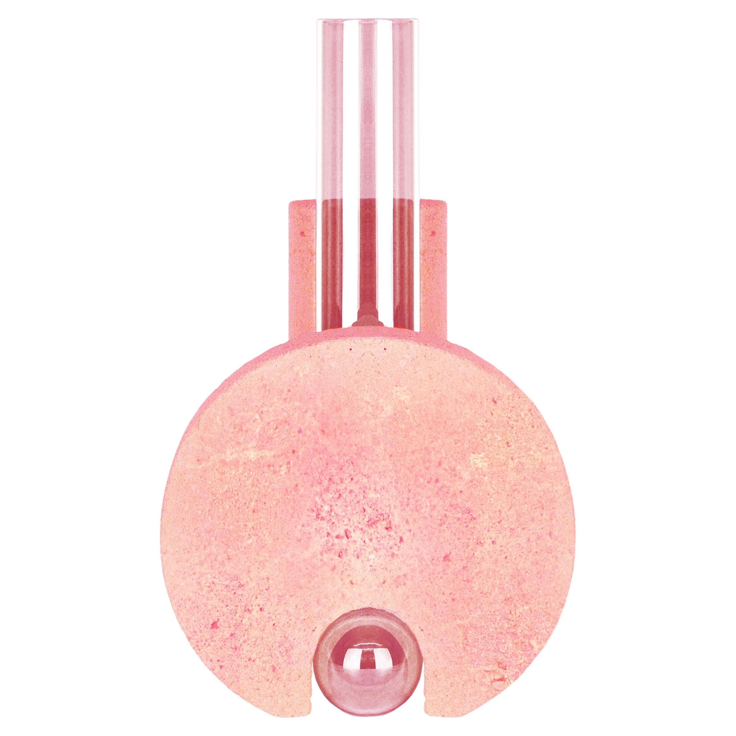 Pink-Pink Cochlea Della Metamorfosi 2 Soils Edition Vase by Coki Barbieri