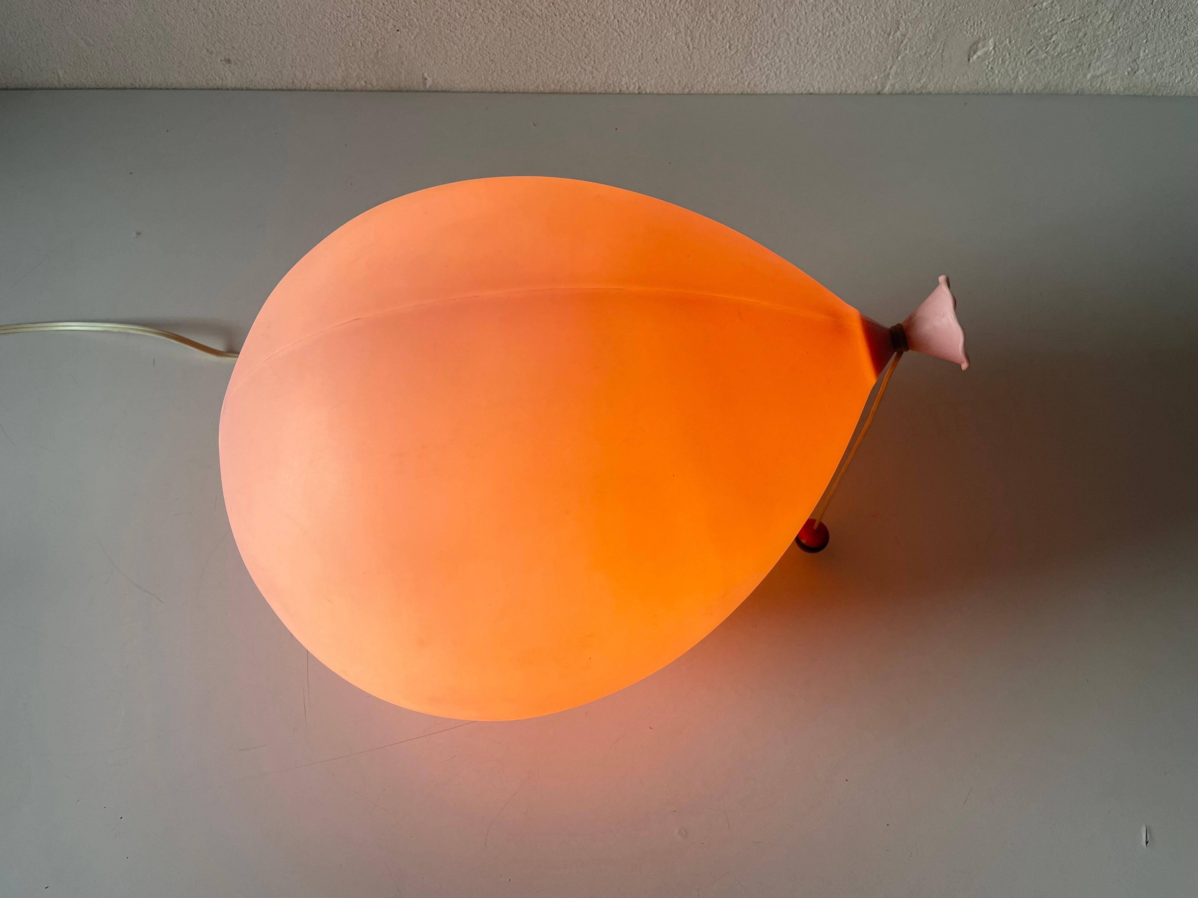 Pink Plastic Balloon Sconce by Yves Christin for Bilumen, 1970s, Italy For Sale 5