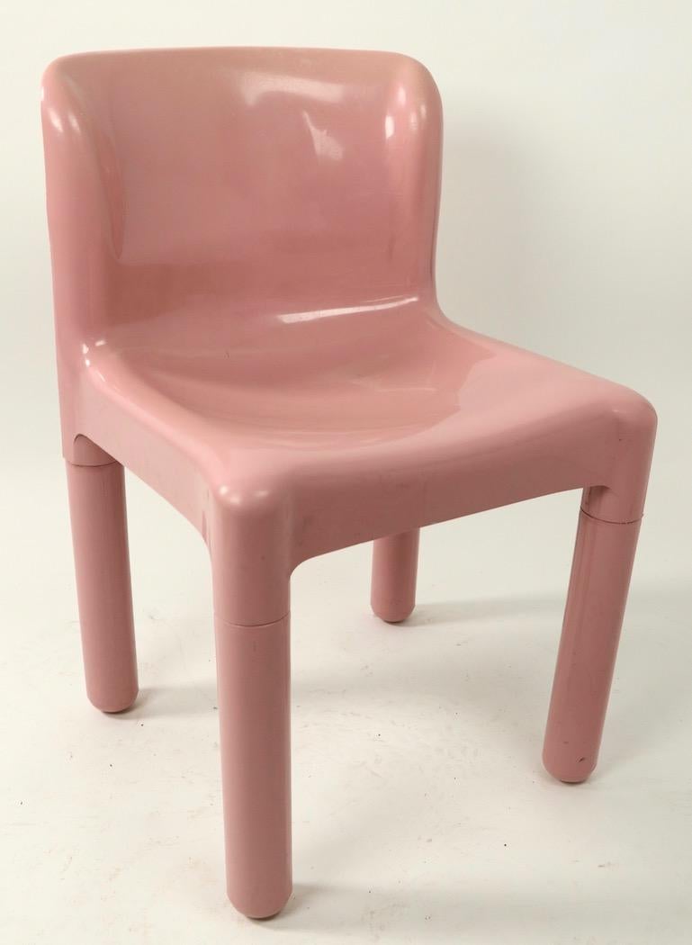 plastic pink chair