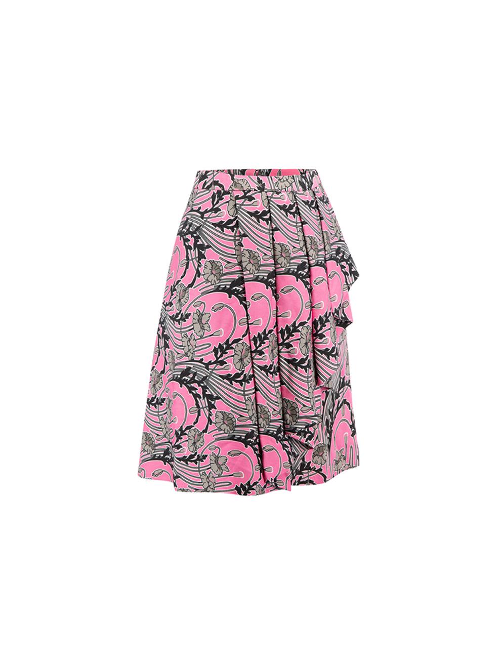CONDITION is Very good. Hardly any visible wear to skirt is evident on this used Christopher Kane designer resale item.



Details


Pink

Viscose

Mini skirt

Black and grey floral print

Asymmetric pleated detail

Back zip fastening



 

Made in