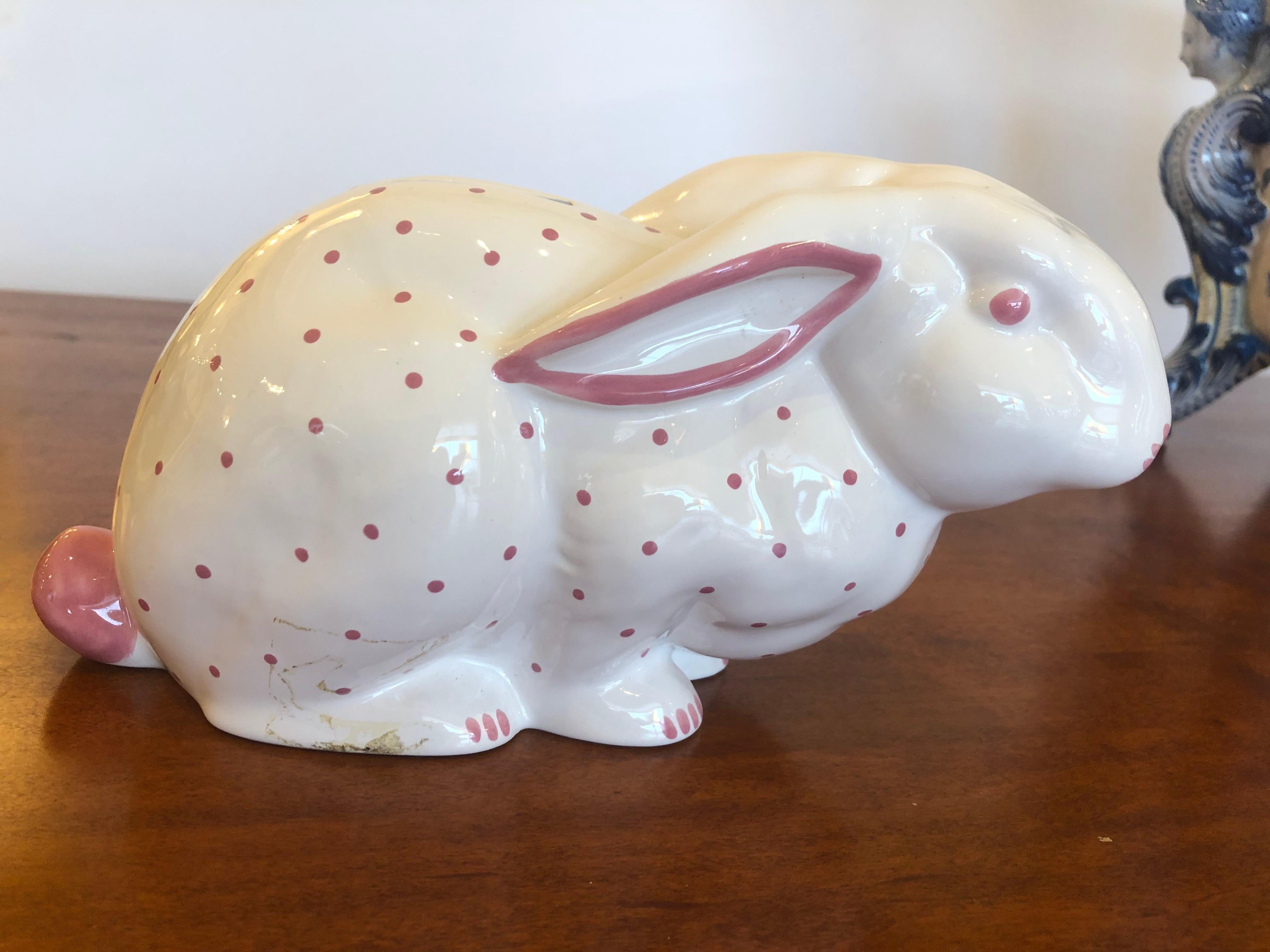 tiffany bunny piggy bank