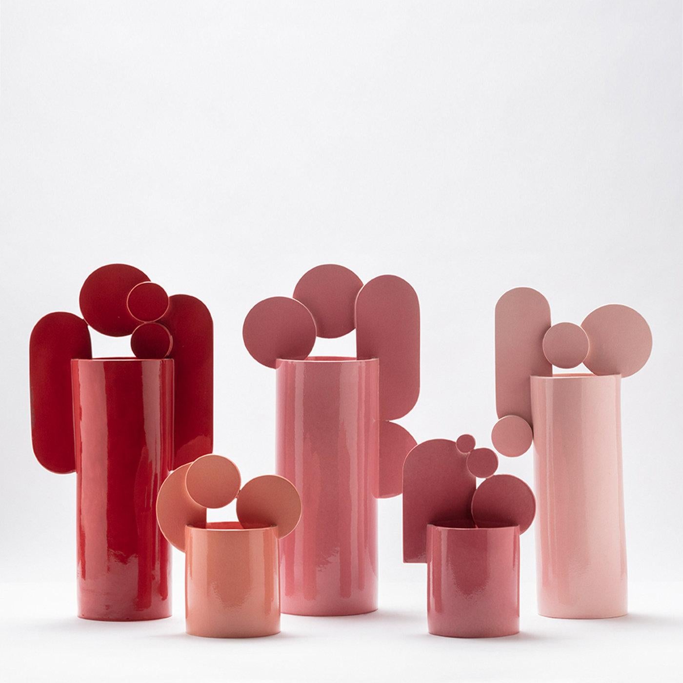Contemporary Pink Pontormo Bubble Vase