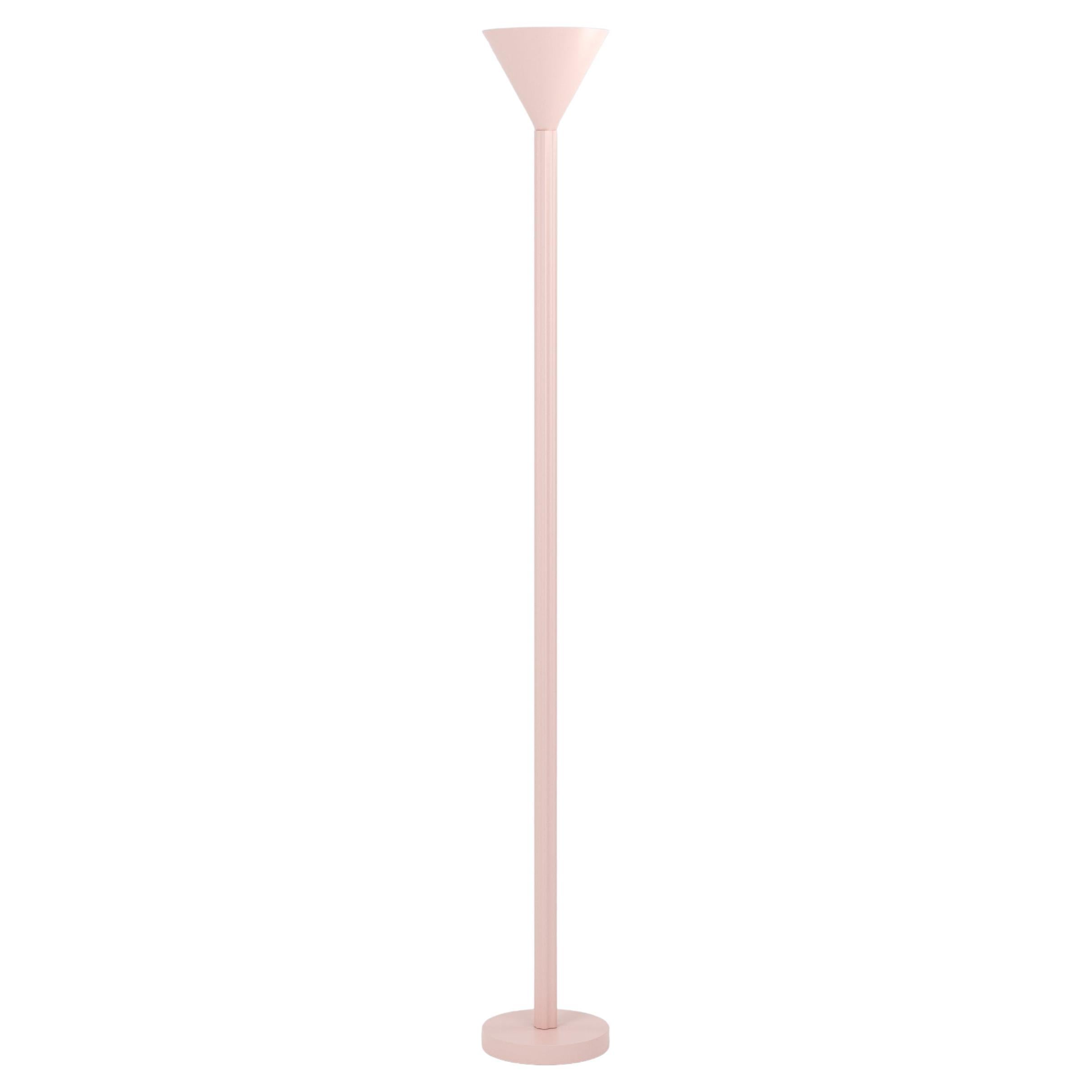 Stehlampe mit rosa Profiles von Atelier Areti