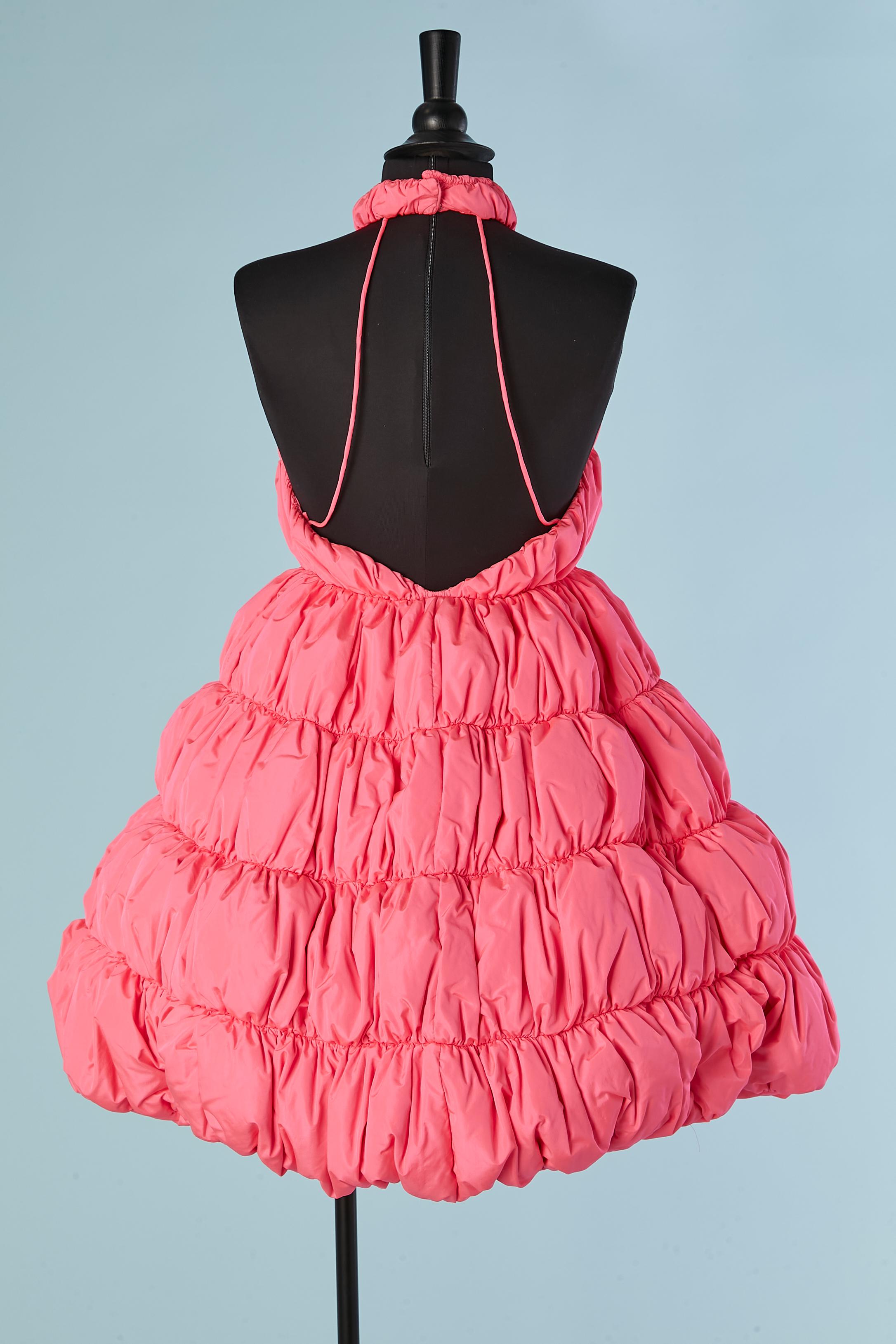 De las mujeres Vestido rosa abullonado sin mangas con cremallera en la parte delantera central KRIZIA en venta