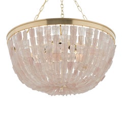 Pink Quartz 8-Light Chandelier by Badari