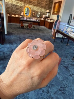 Pink Quartz Ring by Silvia Furmanovich