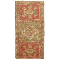 Pink Red Antique Turkish Sivas Mat