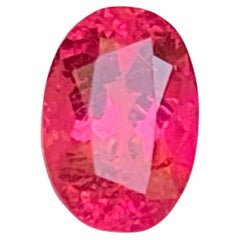 Pink Reddish Hue Natural Tourmaline Ring Loose Gemstone 2.20 Ct Oval Cut-Jewelry
