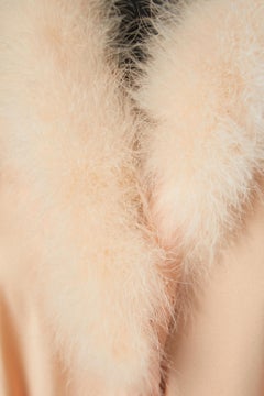 Pink Robe with feather on the collar Christian Dior Lingerie