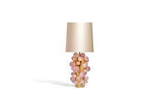 Pink Rock Crystal Bubble Lamps by Phoenix