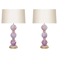 Pink Rock Crystal Lamps By Phoenix 