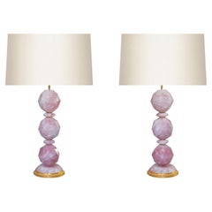 Pink Rock Crystal Lamps By Phoenix