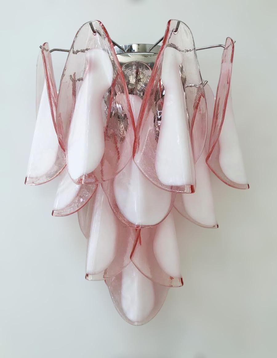Mid-Century Modern Pink Rondine Sconce by Fabio Ltd For Sale
