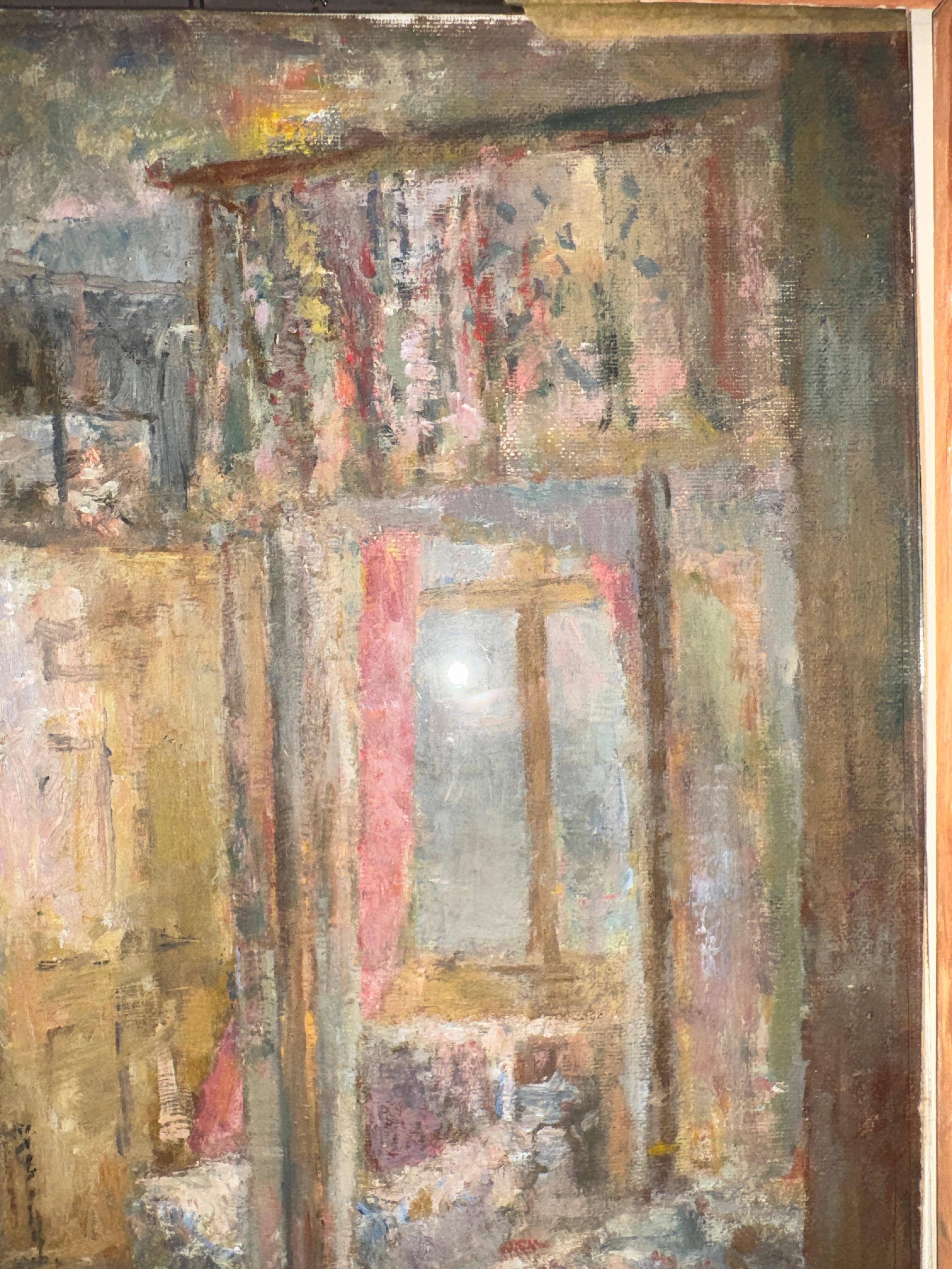 20th Century 'Pink Room, Charlecote' by Edmund Fairfax-Lucy (1945 - 2020)