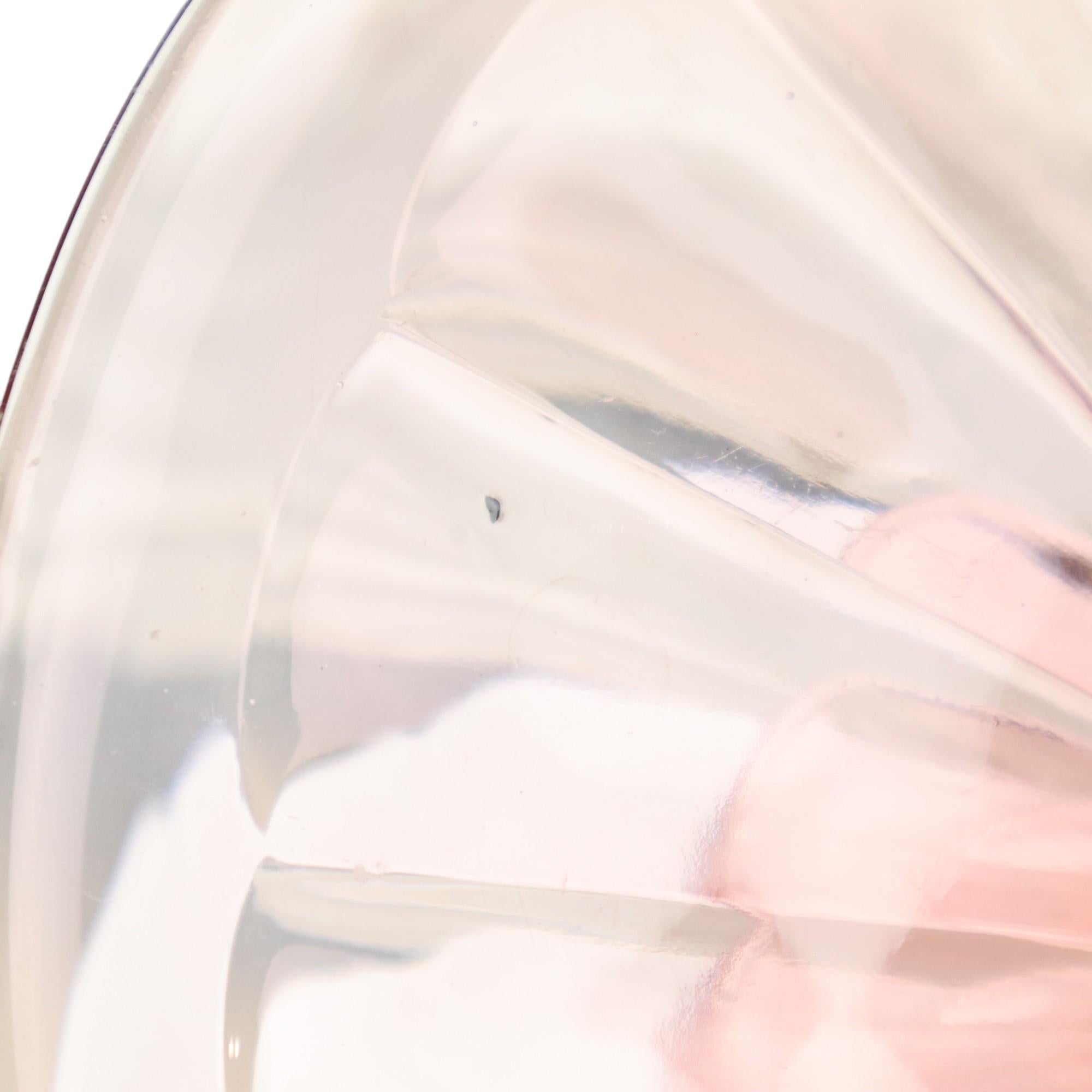 Plat à gâteaux Art Déco Rosaline rose Scailmont en vente 4