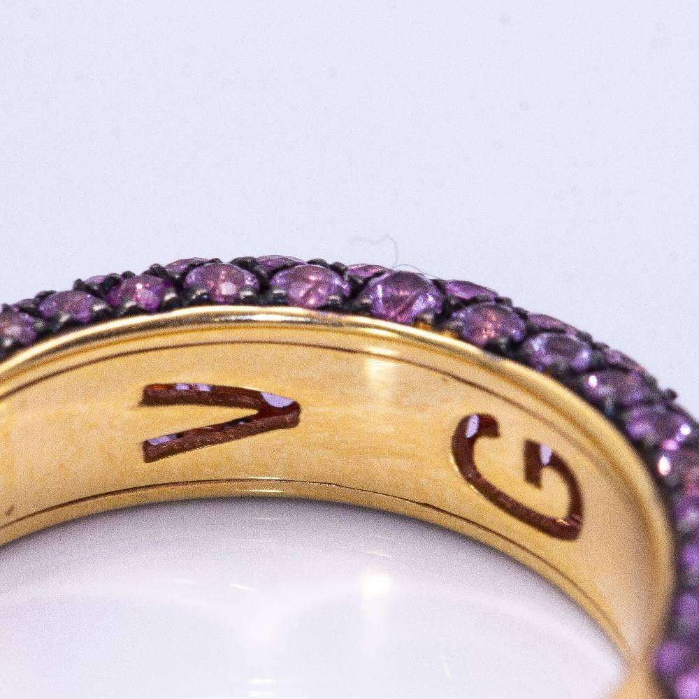 Rose Gold Ring für Frauen l 2,38ct rosa Saphire l Größe 15, dieser Ring kann in der Größe geändert werden, fragen Sie nach einem Angebot  18kt Rose Gold matt  6,86 Gramm  Brandneues Produkt nur im Internet erhältlich  Ref.: D360394CS


